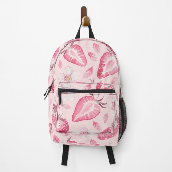 Item preview, Pastel Strawberries and Pink Cherry Blossoms designed and sold by craftyvixenart.