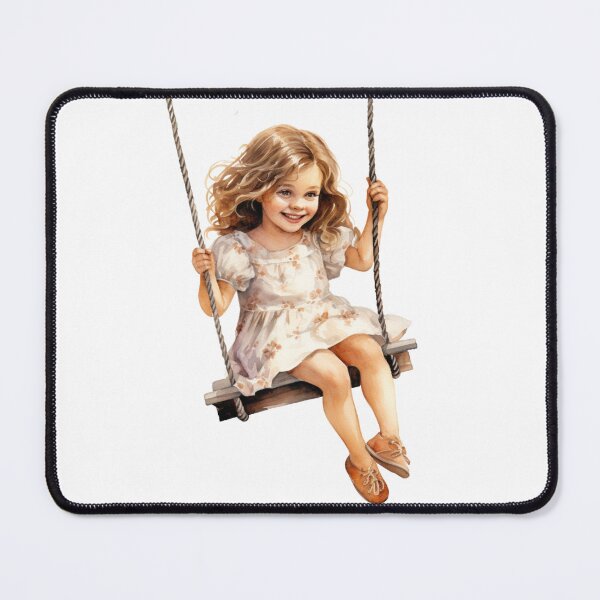 Item preview, Girl on a Swing designed and sold by Sketch-Shack.
