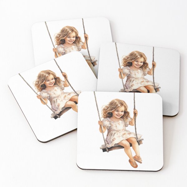 Item preview, Girl on a Swing designed and sold by Sketch-Shack.
