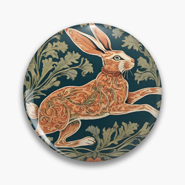 Item preview, Floral Hare Pattern 01 designed and sold by Artekinium.