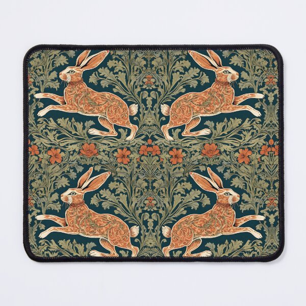 Item preview, Floral Hare Pattern 01 designed and sold by Artekinium.