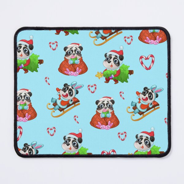 Item preview, Christmas winter pattern heart lollipop cocoa cup panda designed and sold by Folomkina-store.