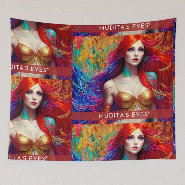 Item preview, Magnetic "Goddess"  Divine Mudita Feminine Sticker designed and sold by MuditasEyes.