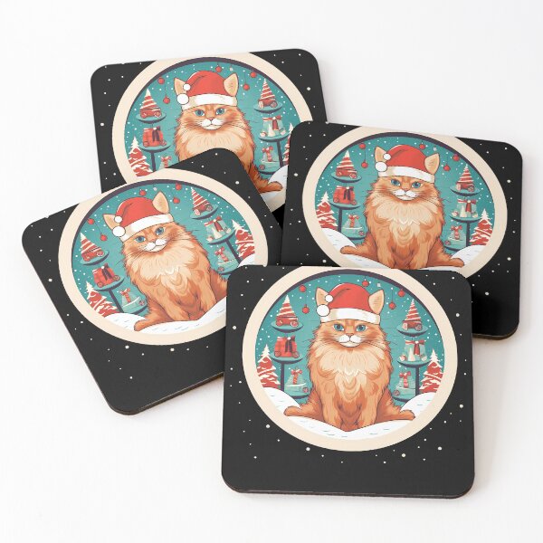 Item preview, Somali Cat Xmas, Love Cats designed and sold by Logiamerch.