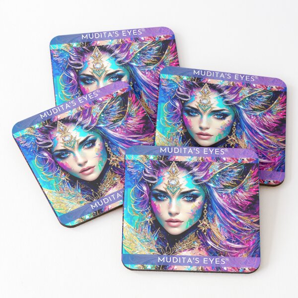 Item preview, Magical "Goddess"  Divine Mudita Feminine Sticker designed and sold by MuditasEyes.
