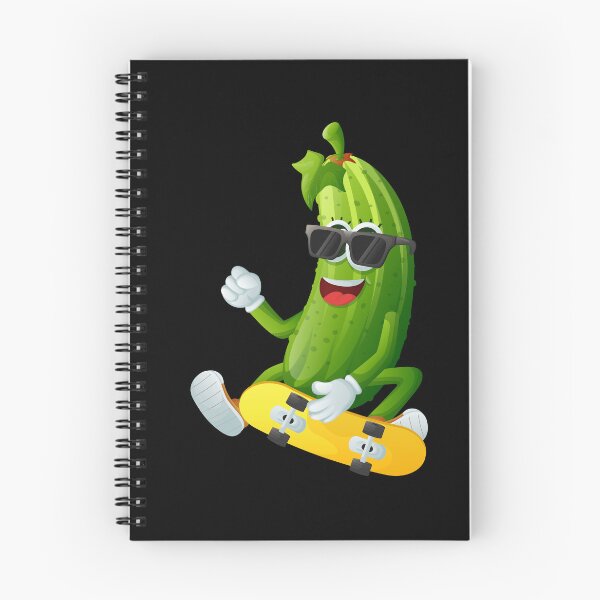 Item preview, Skateboarding with Cucumbers designed and sold by sanna-black.