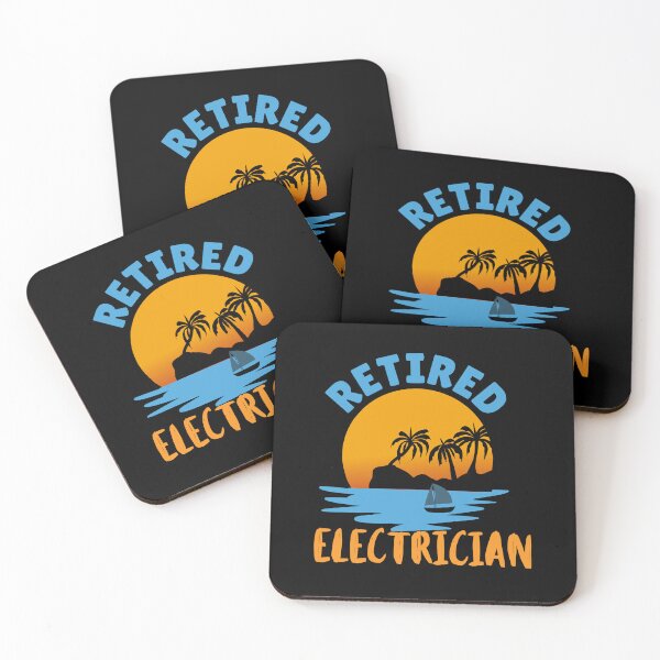 Item preview, Retired Electrician designed and sold by WenegeeDesigns.