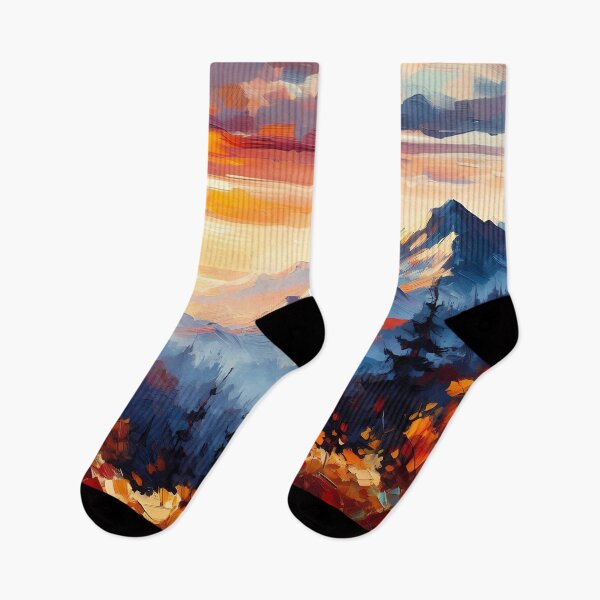 Item preview, Sunset In The Mountains designed and sold by Visual Nomad Club.
