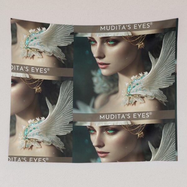 Item preview, Soft "Goddess"  Divine Strong Mudita Feminine Sticker designed and sold by MuditasEyes.