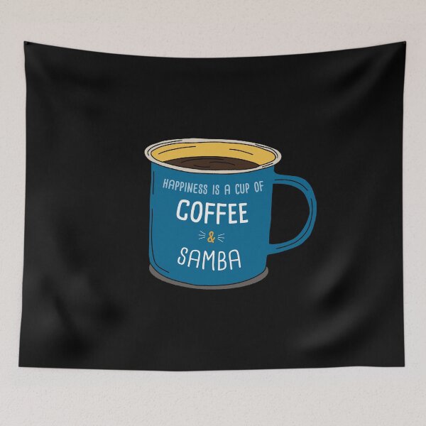 Item preview, Samba & Coffee is happiness designed and sold by orlumbuspirate.