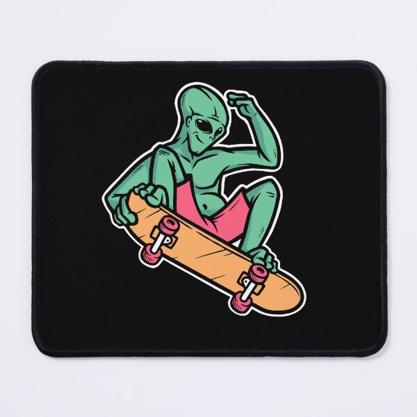 Item preview, Alien Invasion on Skateboards designed and sold by sanna-black.