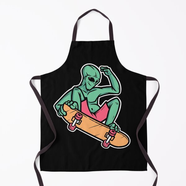 Item preview, Alien Invasion on Skateboards designed and sold by sanna-black.