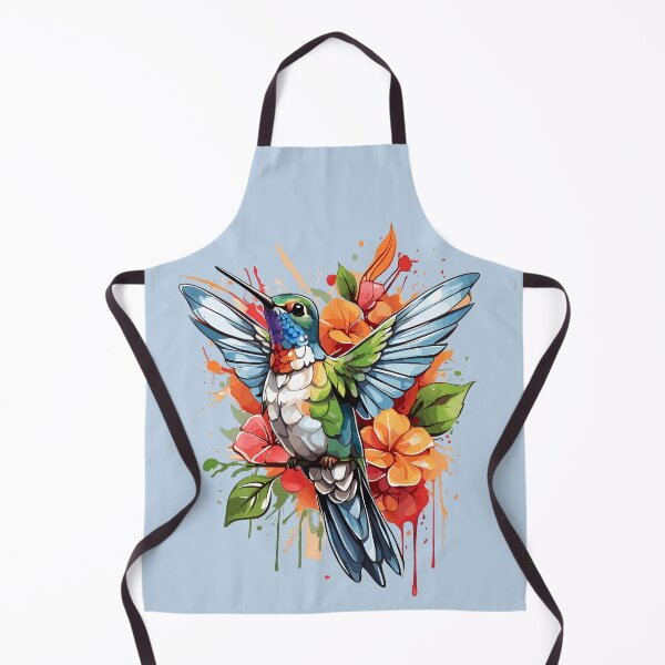 Item preview, Colorful Hummingbird Artwork designed and sold by InkElemental.