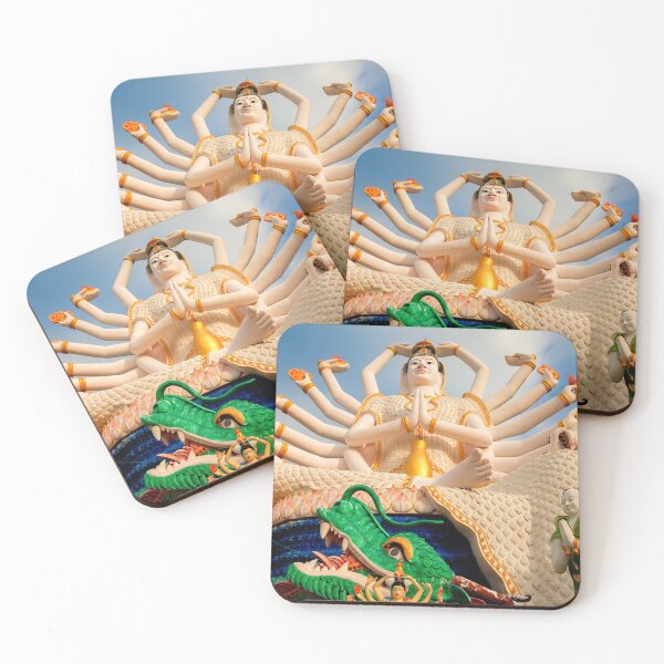 Item preview, Plai Laem White Buddha Thailand designed and sold by AJEvans.