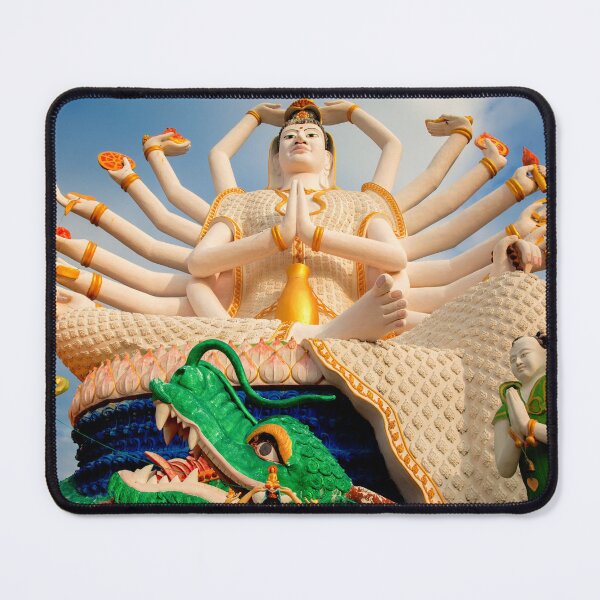 Item preview, Plai Laem White Buddha Thailand designed and sold by AJEvans.