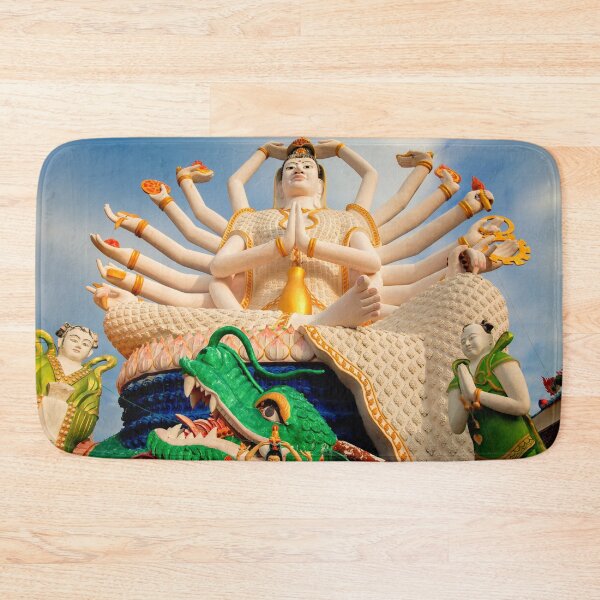 Item preview, Plai Laem White Buddha Thailand designed and sold by AJEvans.