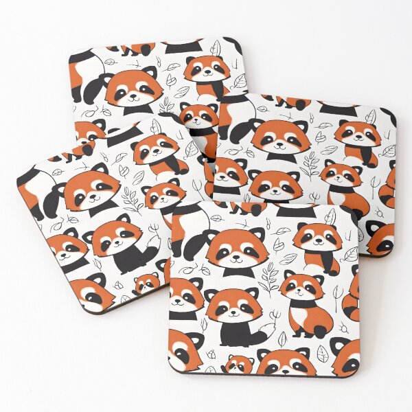 Item preview, Cute Red Panda Pattern Art Design  designed and sold by VisualMotivator.