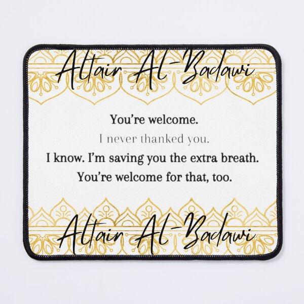 Item preview, Altair Al-Badawi Quotes designed and sold by awe-someA.
