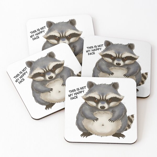 Item preview, This Is Not My Happy Face designed and sold by Angry Swan Designs.