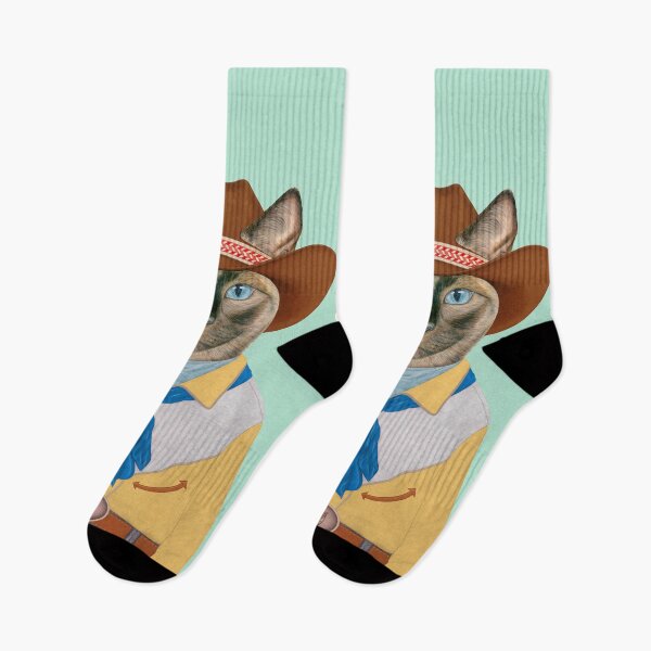 Item preview, Siamese Cowboy Cat designed and sold by AnimalCrew.