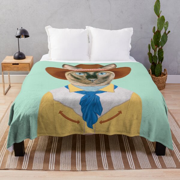 Item preview, Siamese Cowboy Cat designed and sold by AnimalCrew.
