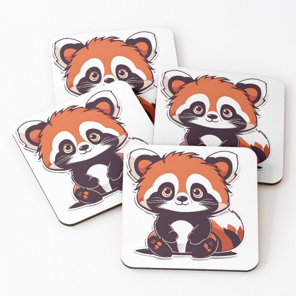 Item preview, Kawaii Red Baby Panda Design  designed and sold by VisualMotivator.