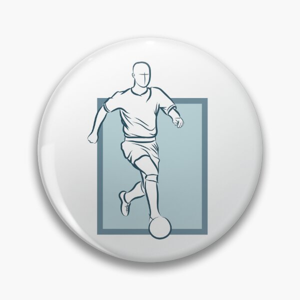Item preview, Line Art Drawing of Soccer Player designed and sold by CJansuebsri.