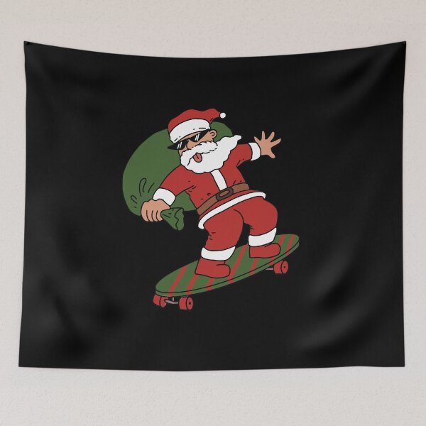 Item preview, Santa's Skateboard Ride designed and sold by sanna-black.