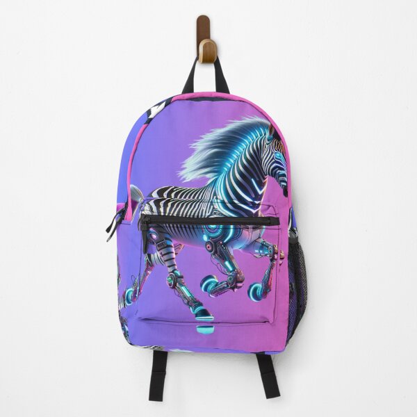 Item preview, Zebra Cybertech - Neon Stripe designed and sold by MrAI-Store.