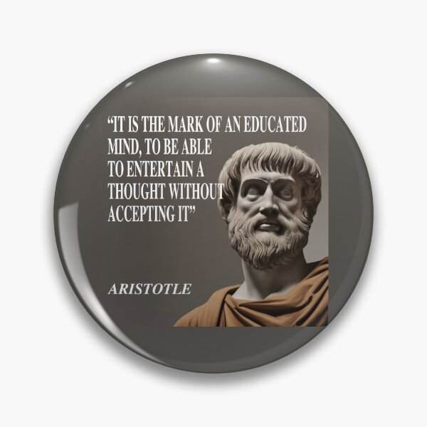 Item preview, Quote from Aristotle - "It is the mark of an educated mind...." designed and sold by Scorpion Creative.