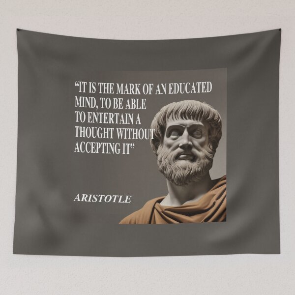 Item preview, Quote from Aristotle - "It is the mark of an educated mind...." designed and sold by Scorpion Creative.