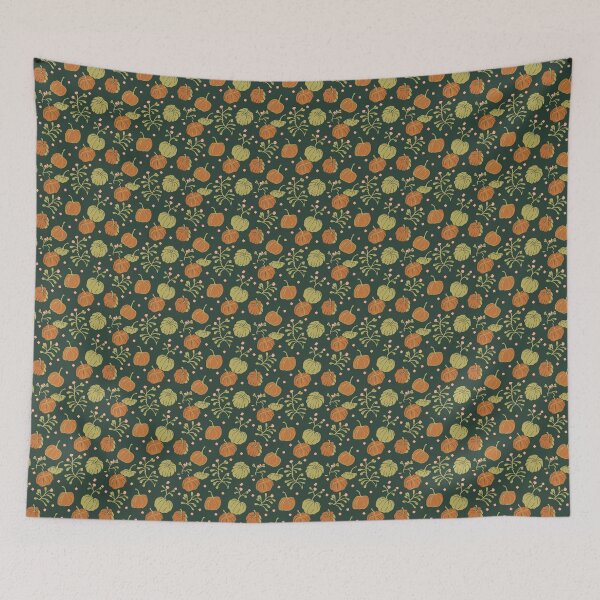 Aperçu de l'œuvre Warm Autumn / True Autumn pattern, skin-tone matching, personal color analysis, PCA, pumpkins créée et vendue par look4seasons.