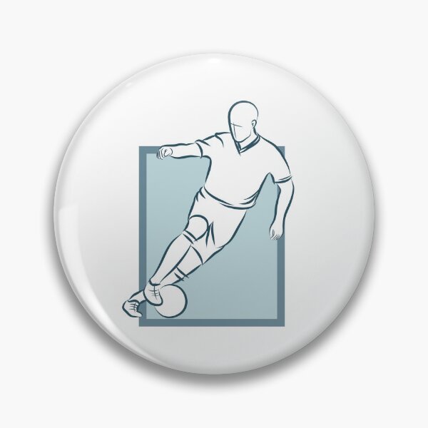 Item preview, Line Art Drawing of Soccer Player designed and sold by CJansuebsri.