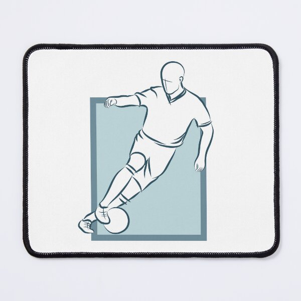 Item preview, Line Art Drawing of Soccer Player designed and sold by CJansuebsri.