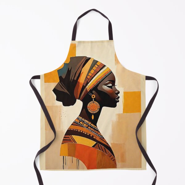 Item preview, African woman with earth colors designed and sold by prettyteeart.