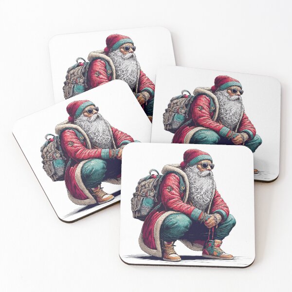 Item preview, Retro Trendy Santa Claus  designed and sold by TomFrontierArt.