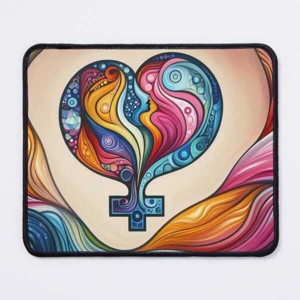 Item preview, Colorful heart with cross designed and sold by KalinsAtelier.