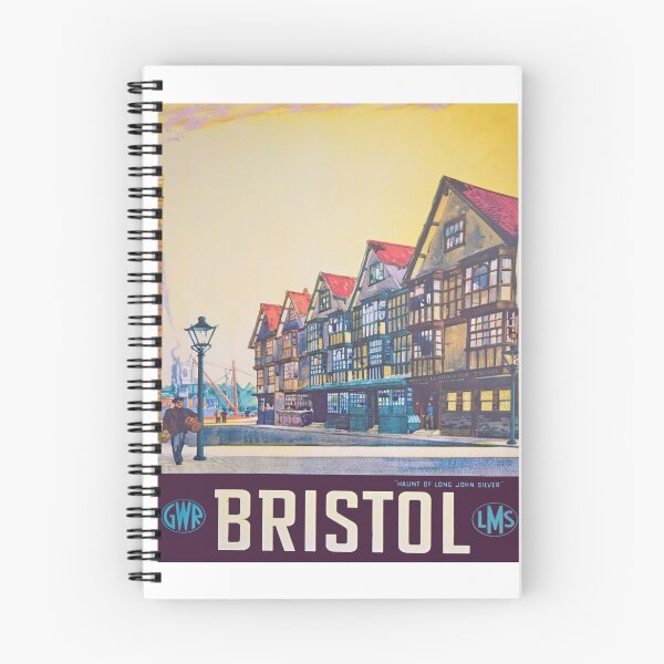 Item preview, Vintage GWR & LMS travel poster for Bristol designed and sold by Random Railways.