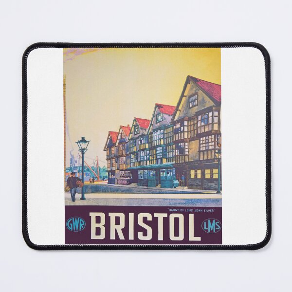 Item preview, Vintage GWR & LMS travel poster for Bristol designed and sold by Random Railways.