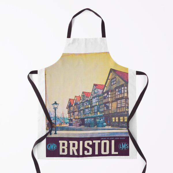 Item preview, Vintage GWR & LMS travel poster for Bristol designed and sold by Random Railways.