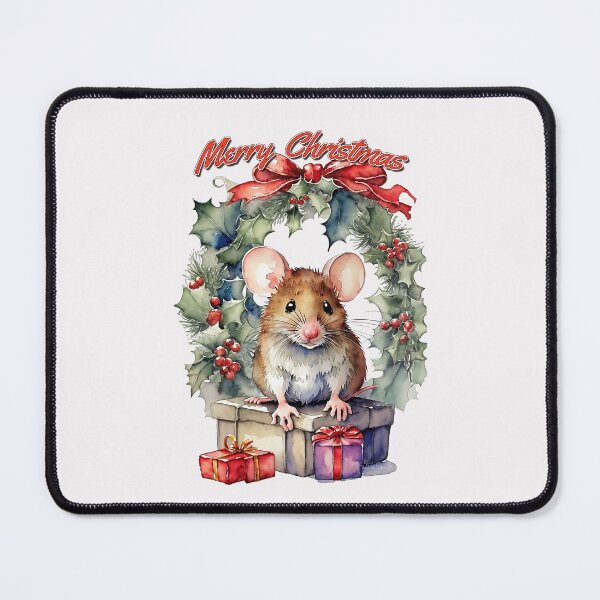 Item preview, Merry Christmas Mouse designed and sold by WLHmedia.com .