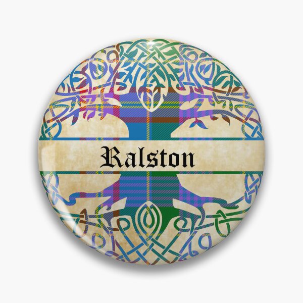 Item preview, Ralston Tree of Life Clan Scottish Surname tartan designed and sold by BagTown Clans.