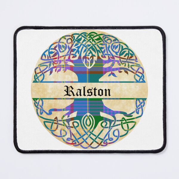 Item preview, Ralston Tree of Life Clan Scottish Surname tartan designed and sold by BagTown Clans.