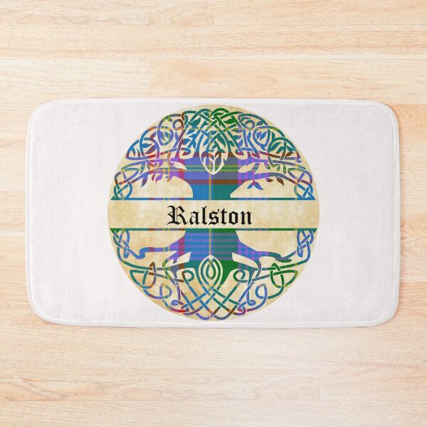 Item preview, Ralston Tree of Life Clan Scottish Surname tartan designed and sold by BagTown Clans.