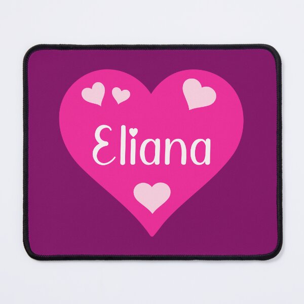Item preview, Eliana Name Pink Heart designed and sold by Jeallan Designs.