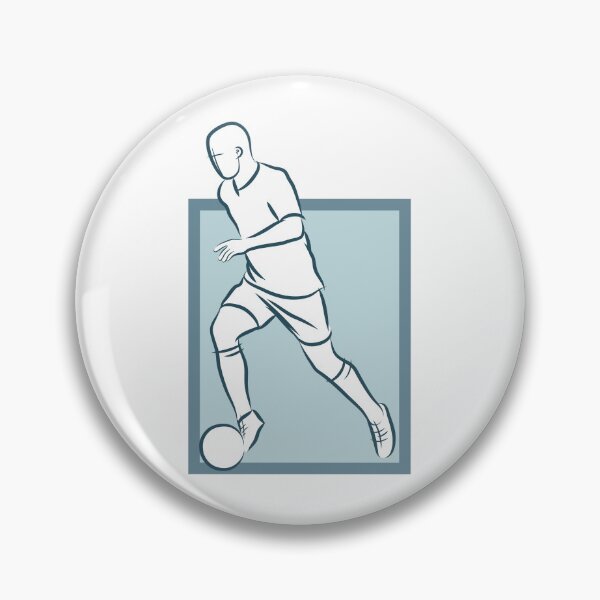 Item preview, Line Art Drawing of Soccer Player designed and sold by CJansuebsri.