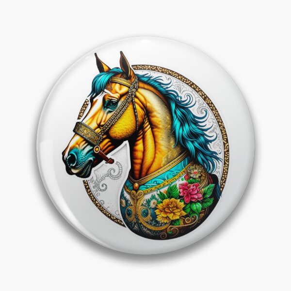 Item preview, The rococopunk Morgan horse sticker designed and sold by spoo-art.