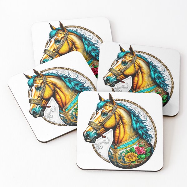 Item preview, The rococopunk Morgan horse sticker designed and sold by spoo-art.