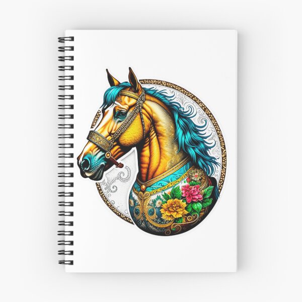 Item preview, The rococopunk Morgan horse sticker designed and sold by spoo-art.