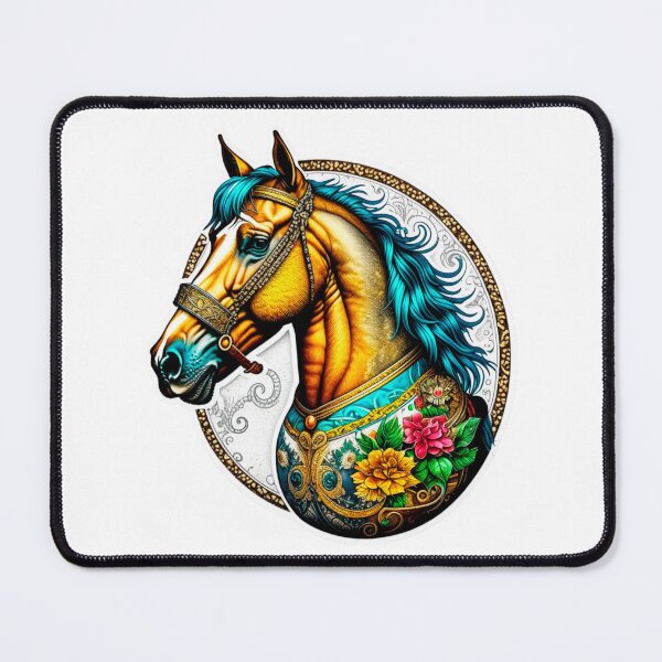 Item preview, The rococopunk Morgan horse sticker designed and sold by spoo-art.